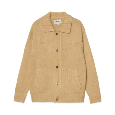 Carhartt WIP Santa Fe Cardigan "Dusty H Brown"