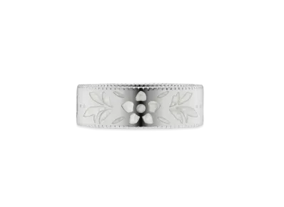 GUCCI Icon Series White Gold Ring "White Gold"