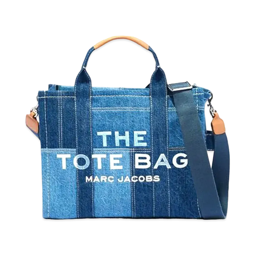 Marc Jacobs The Denim Small Tote Bag "Blue Denim"