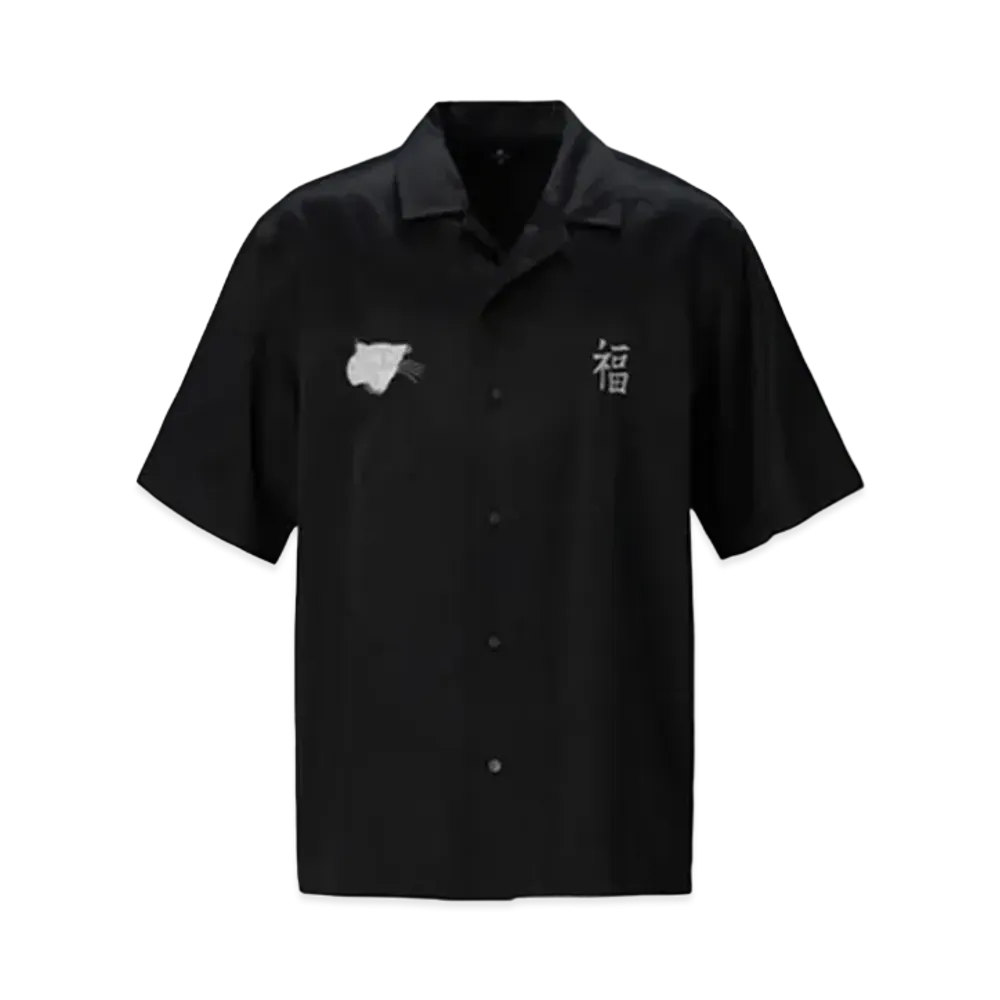 ANREALAGE Photochromic Embroidery Shirt "Black"