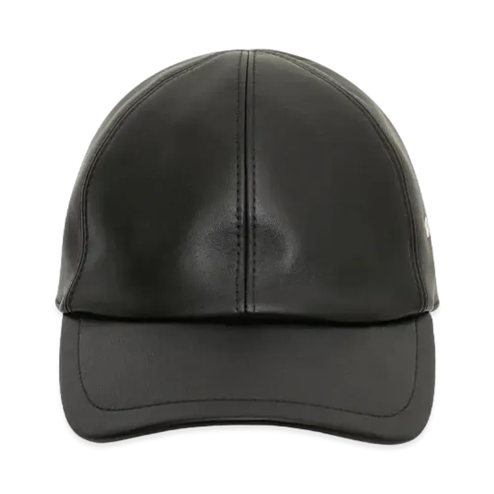 1017 ALYX 9SM Leather Baseball Cap "Black"