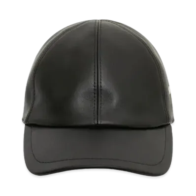 1017 ALYX 9SM Leather Baseball Cap "Black"