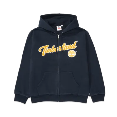 Supreme x Timberland Thermal Lined Zip Up Hooded Sweatshirt "Navy"