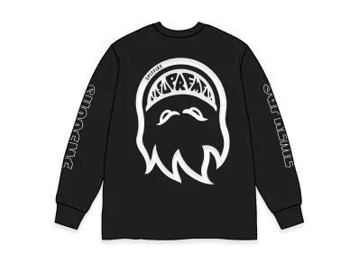 Supreme x Spitfire L/S Tee "Black"