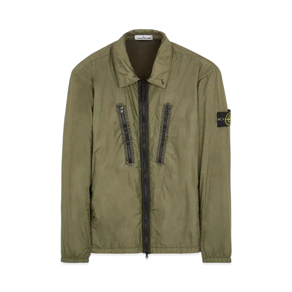 Stone Island 10523 GARMENT DYED CRINKLE REPS NY -TC "Sage Green"