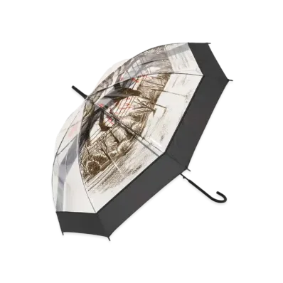 graniph x Stranger Things Mind Flayer Plastic Umbrella "Black"