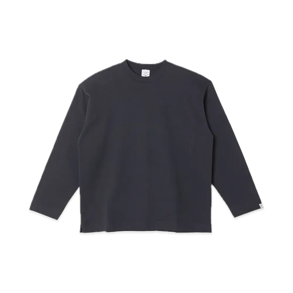 N.HOOLYWOOD x LOOPWHEELER Long Sleeve T-Shirt "Charcoal"