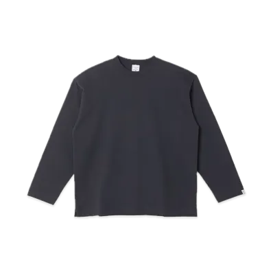 N.HOOLYWOOD x LOOPWHEELER Long Sleeve T-Shirt "Charcoal"