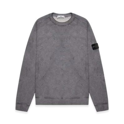 Stone Island 62290 Dust Colour Treatment Crewneck Sweatshirt - 20FW "Grey"