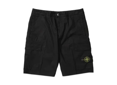 Stone Island Cotton Shorts "Black"