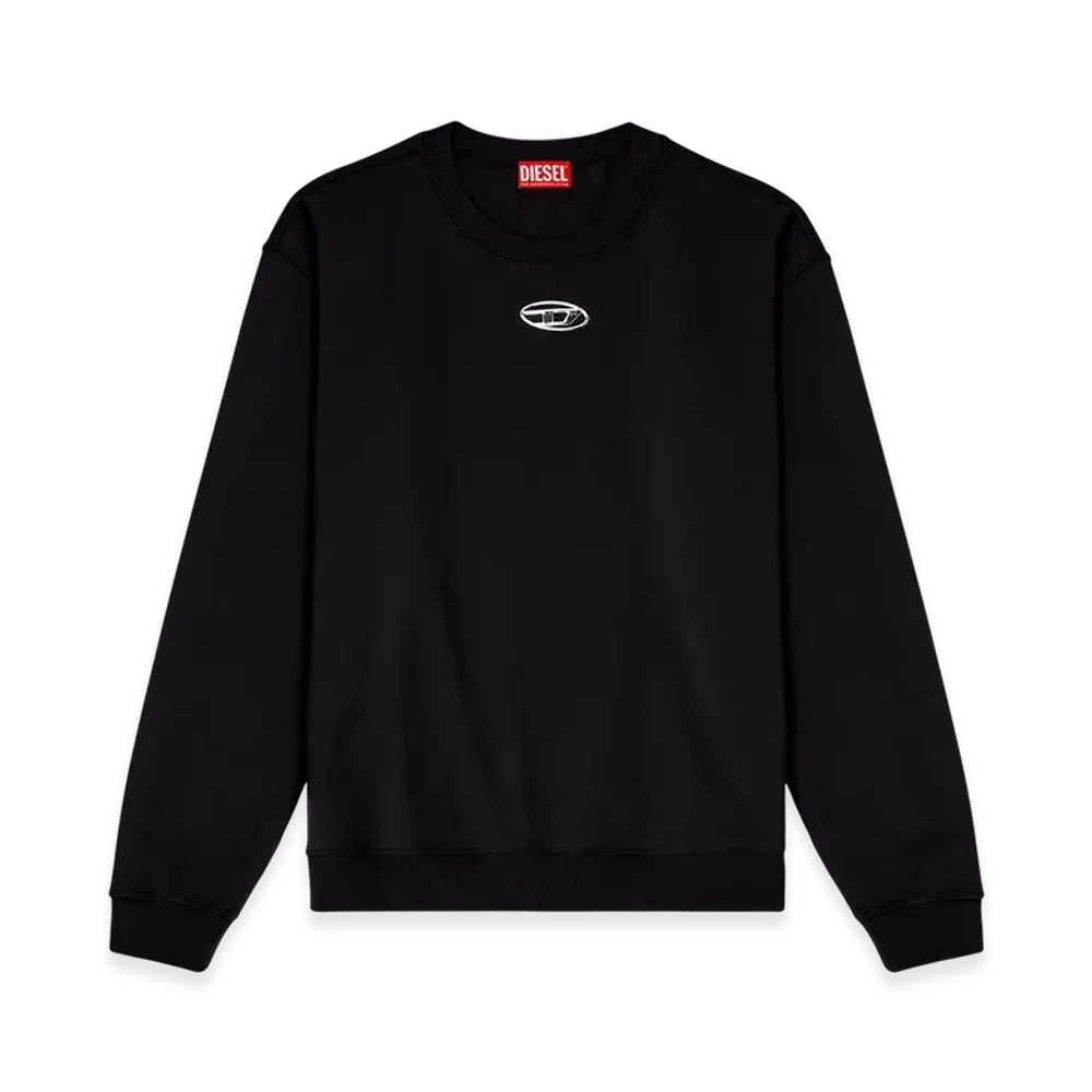 Diesel S-Norm-Iod Pullover Sweatshirt "Black"