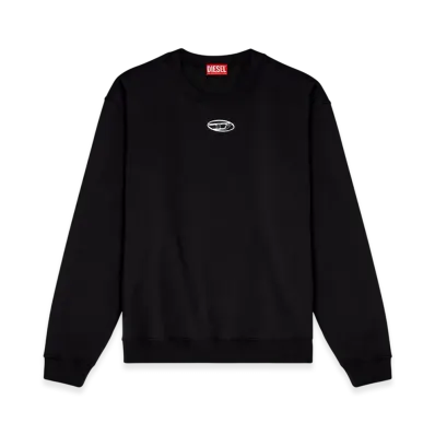 Diesel S-Norm-Iod Pullover Sweatshirt "Black"