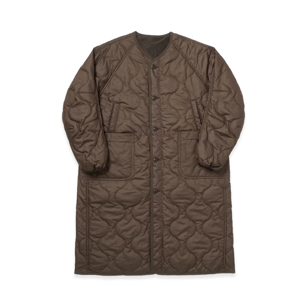 DAIWA PIER39 Women's Tech Reversible Hunting Liner Long "Dark Brown"