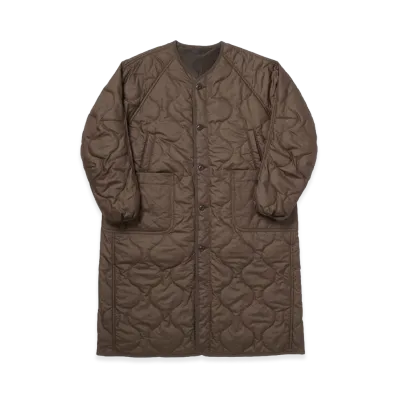 DAIWA PIER39 Women's Tech Reversible Hunting Liner Long "Dark Brown"