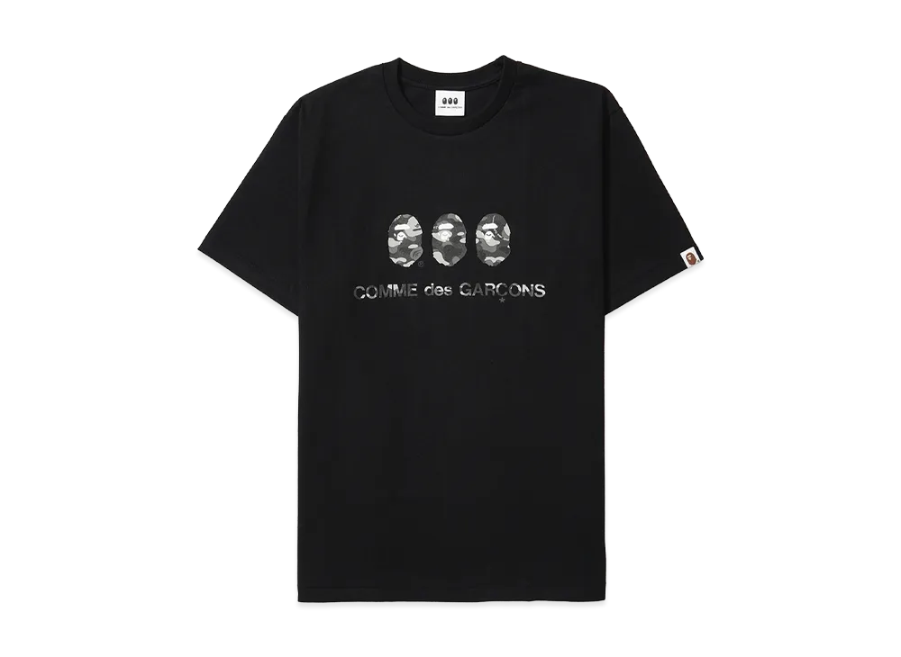 A BATHING APE x COMME des GARCONS OSAKA Tee #1 "Black"