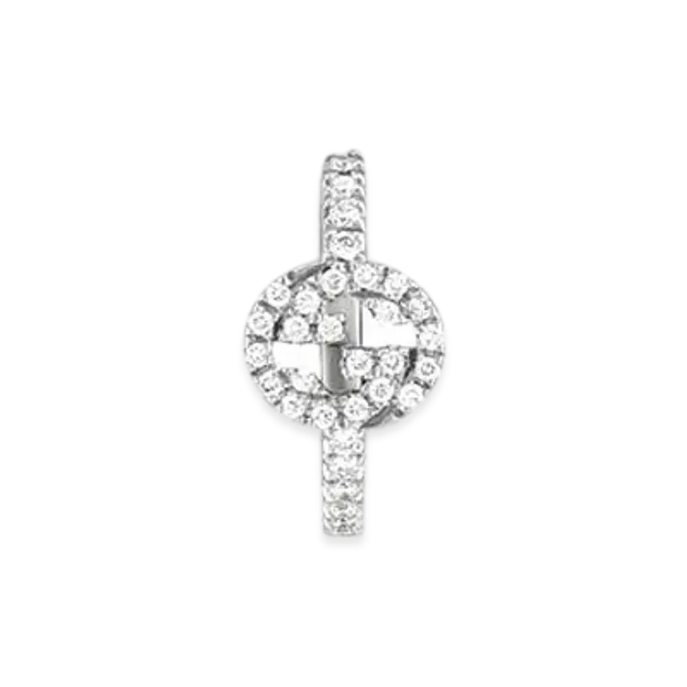 GUCCI Interlocking G 18K Single Earring