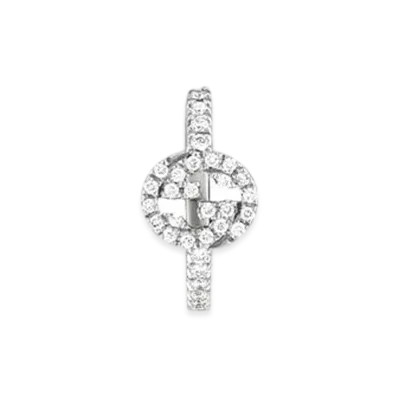 GUCCI Interlocking G 18K Single Earring