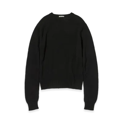 AURALEE Summer Cashmere Knit P/O "Black"