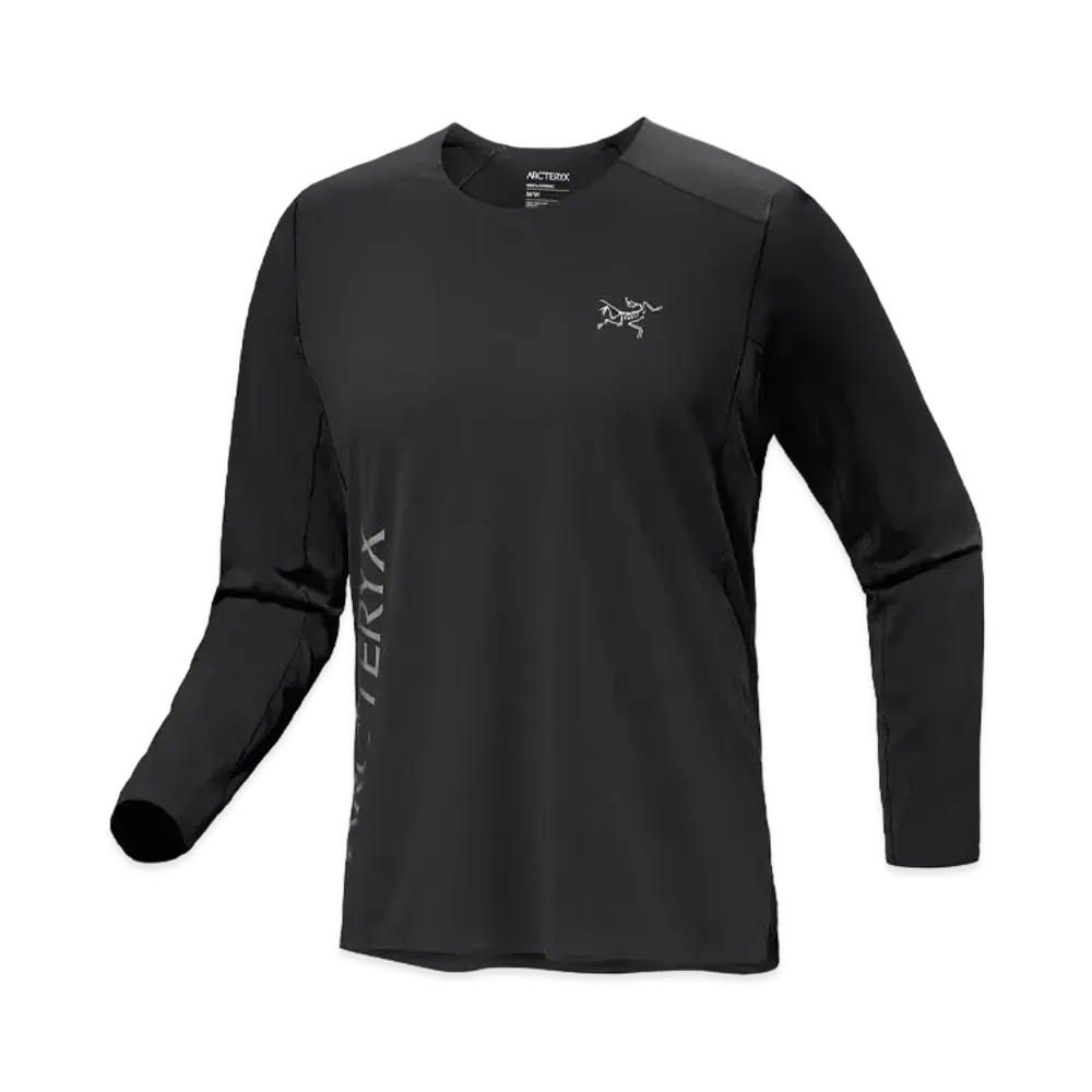 ARC'TERYX Norvan Downward Logo Long Sleeve Men's X000007731 "Black"