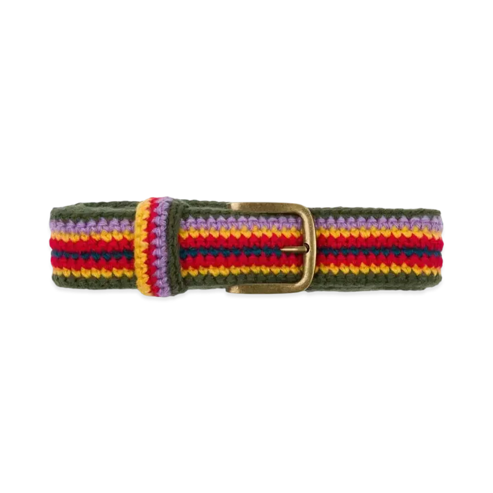 DENIM TEARS Aran Belt "Multi"