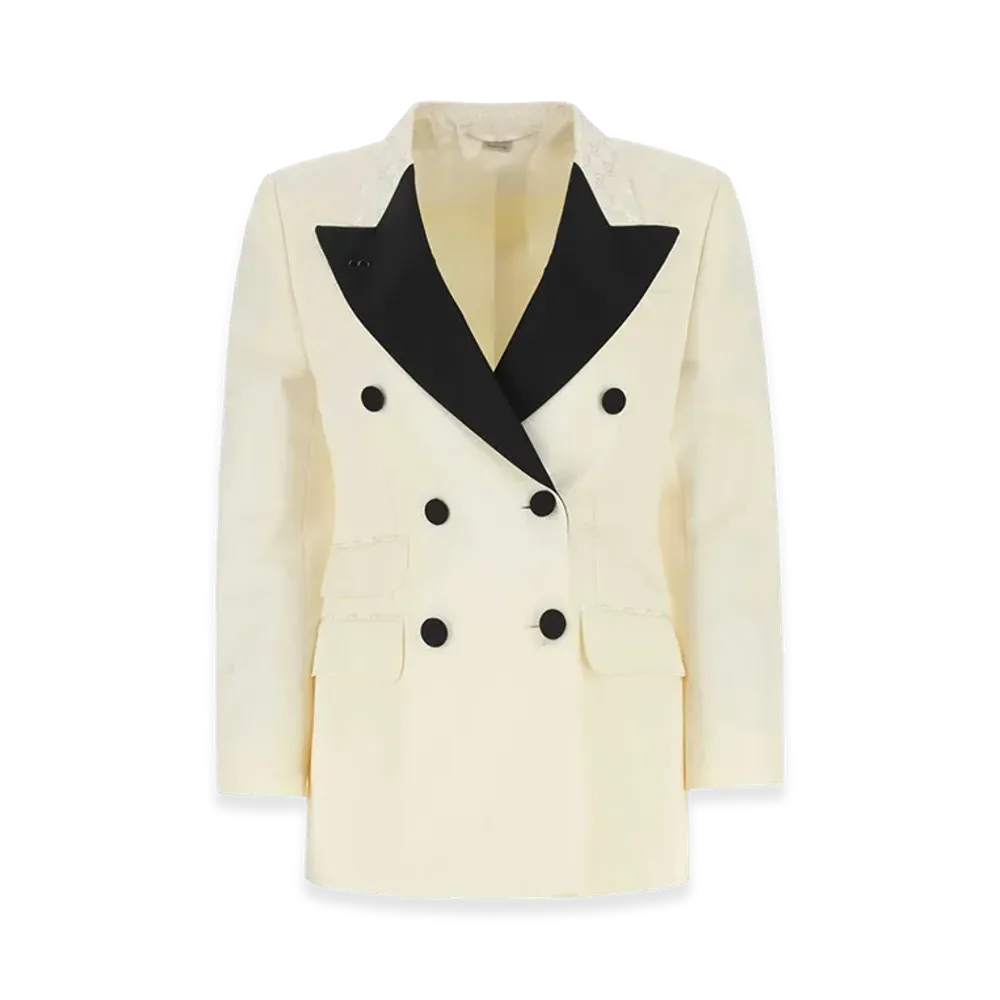 GUCCI Women's Cotton Jacket GG "Beige"