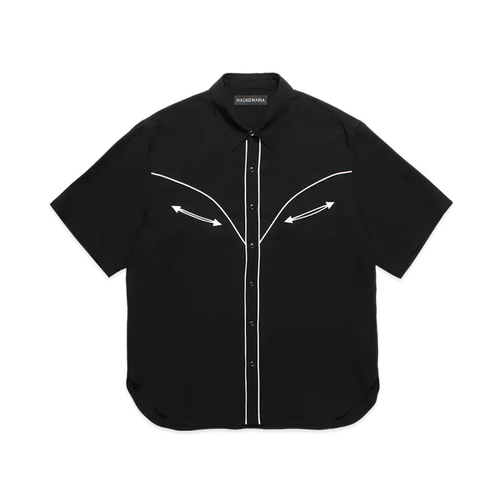 WACKO MARIA Western Shirt "Black/White"