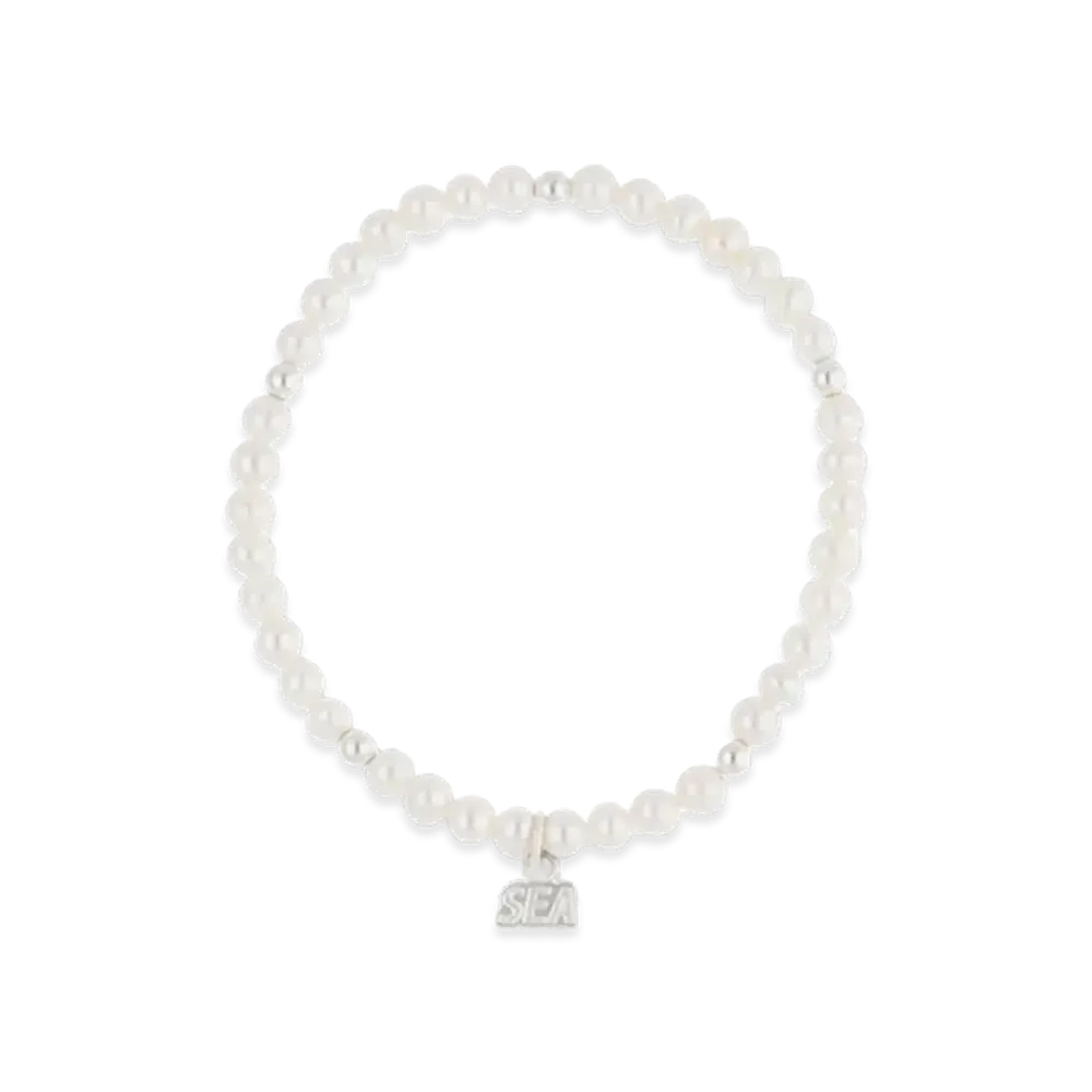 WIND AND SEA IVX Japan WDS Pearl Bracelet "White"
