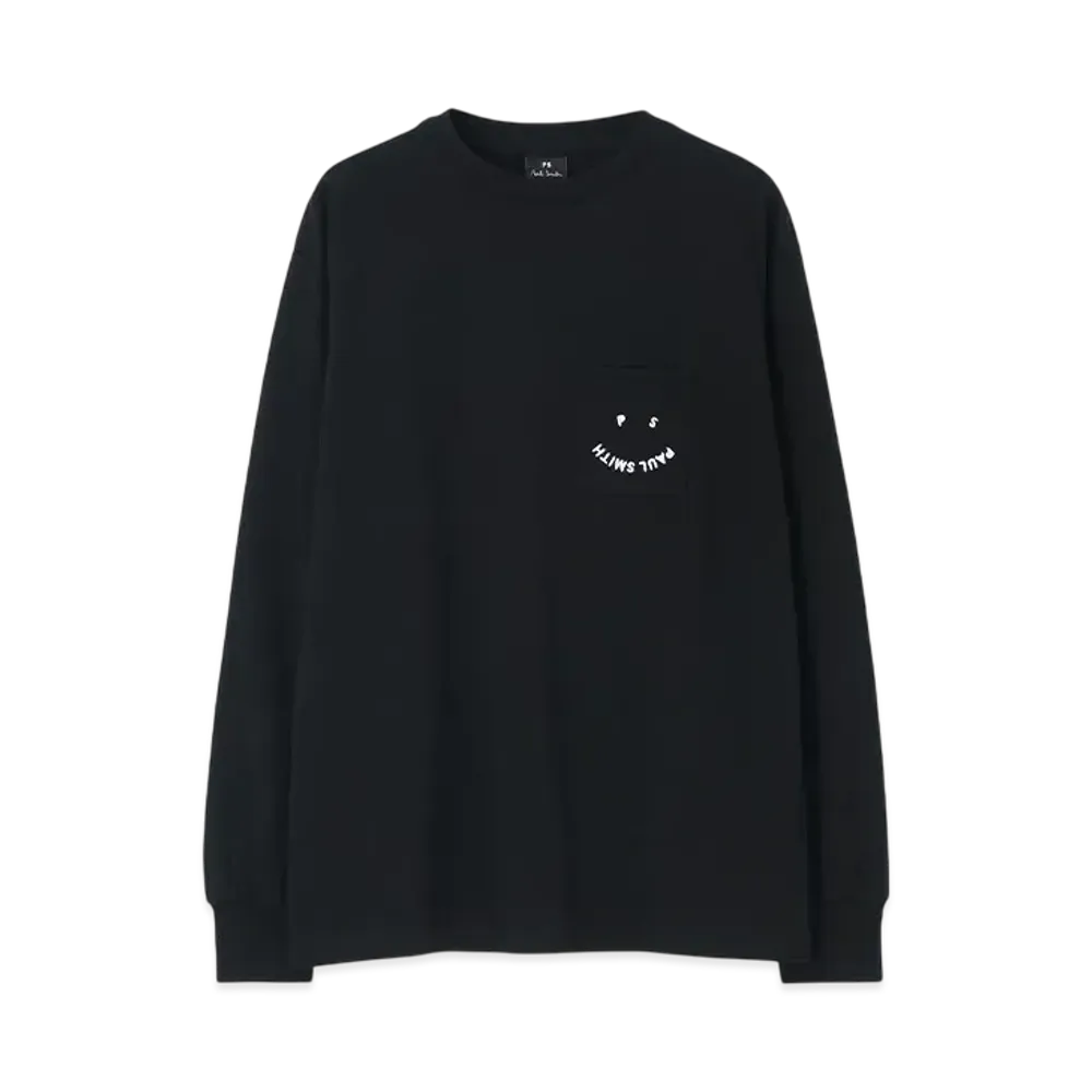 Paul Smith Women's Happy Long Sleeve T-Shirt "Black"