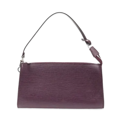 Louis Vuitton Pochette Accessoire Epi "Cassis"