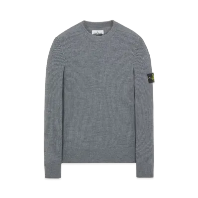Stone Island 521C2 FULL RIB PURE WOOL "Grey"