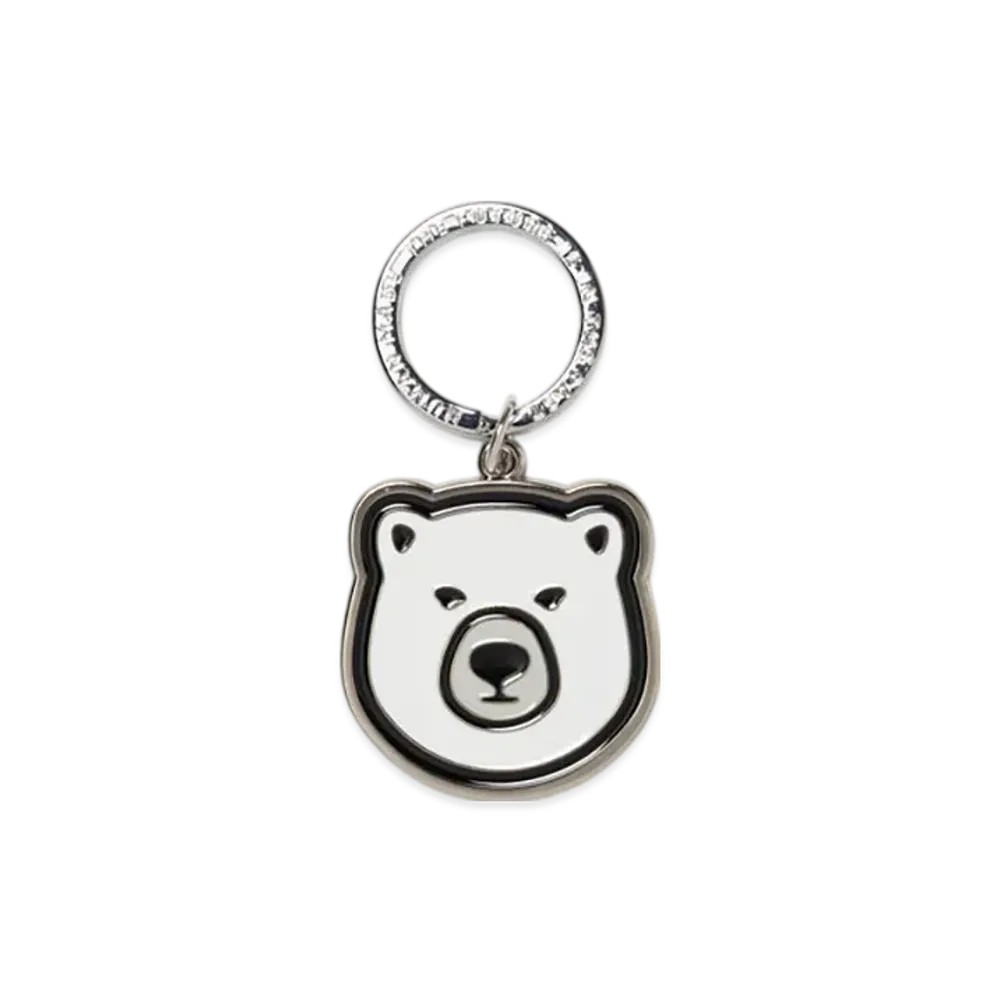 HUMAN MADE Animal Head Keyring "White"