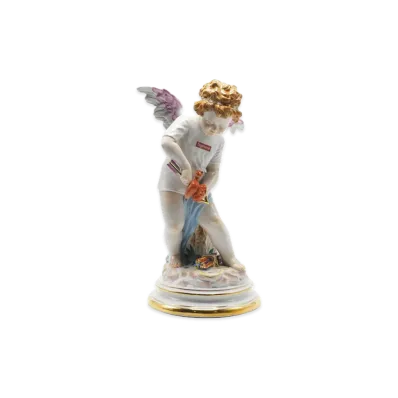 Supreme x Meissen Hand-Painted Porcelain Cupid Figurine "White"