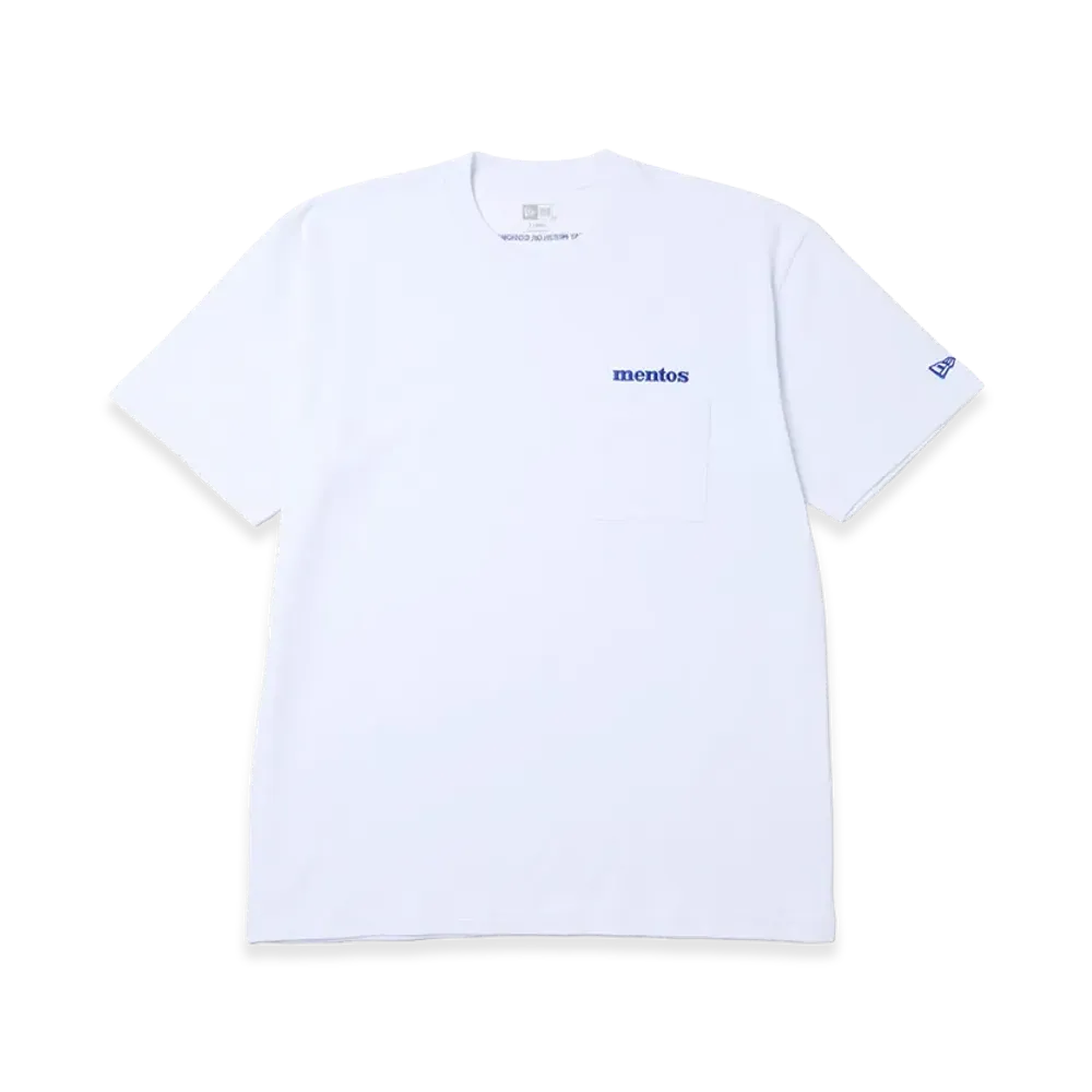 NEW ERA S/S Cotton Pocket T-Shirt mentos "White"