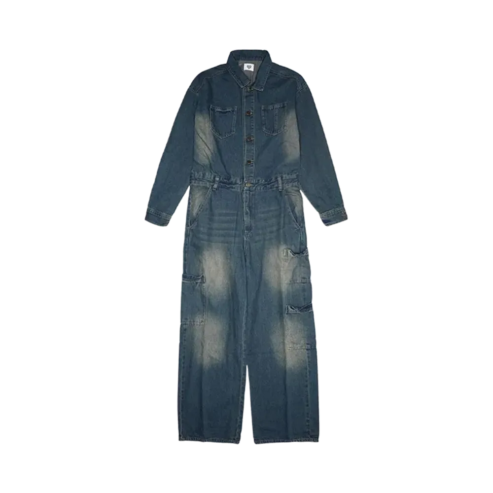 HTH jump denim suit "INDIGO BASE"