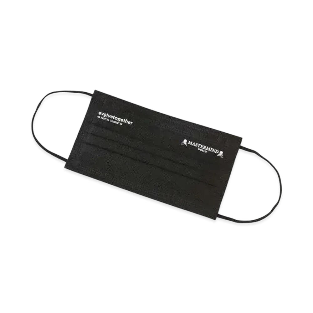 mastermind WORLD x Evolvetogether 30 Face Masks "Black"