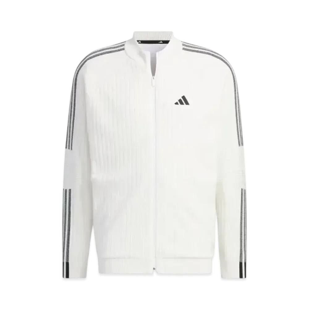 adidas 3-Stripes Windproof Long Sleeve Lining Sweater "White"