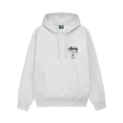 Stussy World Tour Hoodie "Ash Heather"