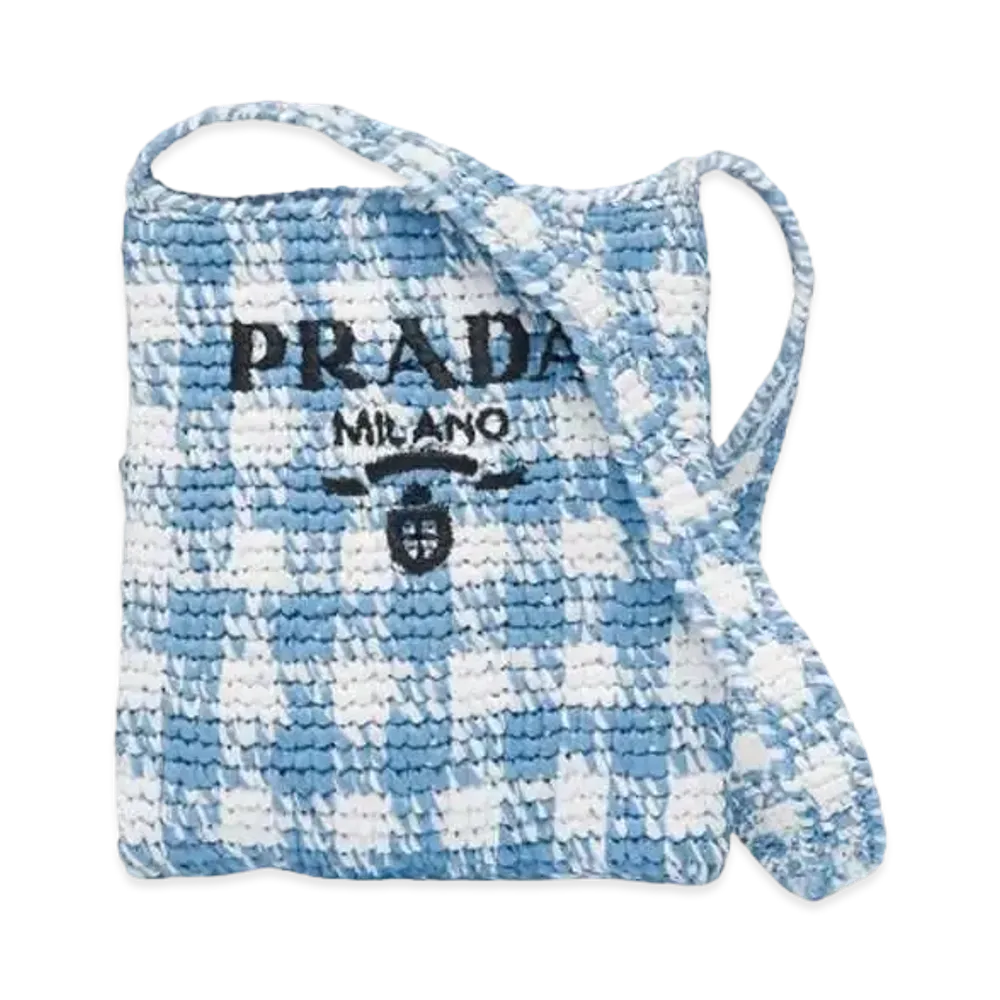 PRADA Crochet Bag "Light Blue"