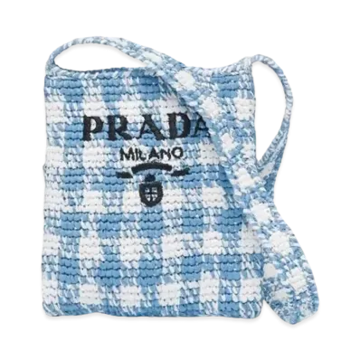 PRADA Crochet Bag "Light Blue"