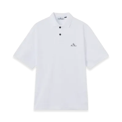 Stone Island 2200001 50/2 Organic Cotton Pique "White"