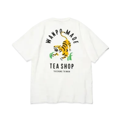HUMAN MADE X WANPO TEA SHOP T-Shirt "White"