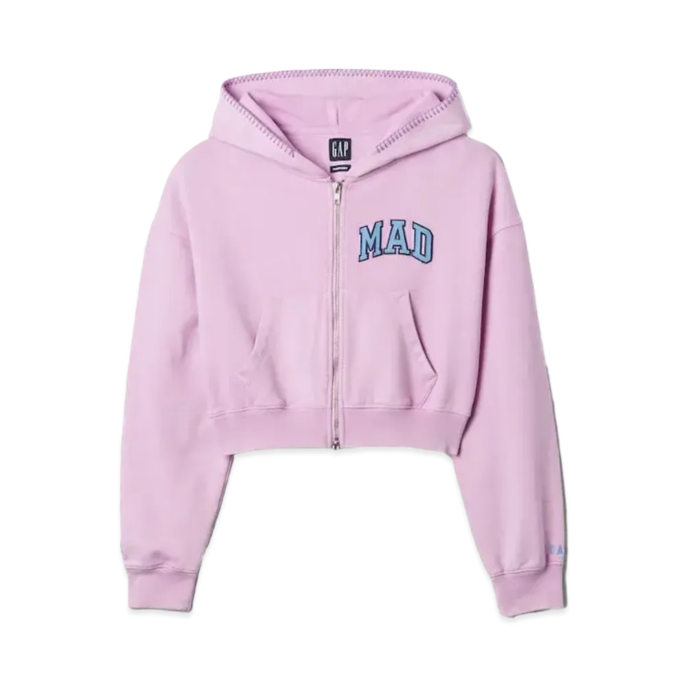 GAP x Madhappy Zip Up Cropped Parker "Purple"