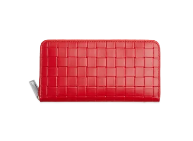 Bottega Veneta Zip Around Wallet "Chili"