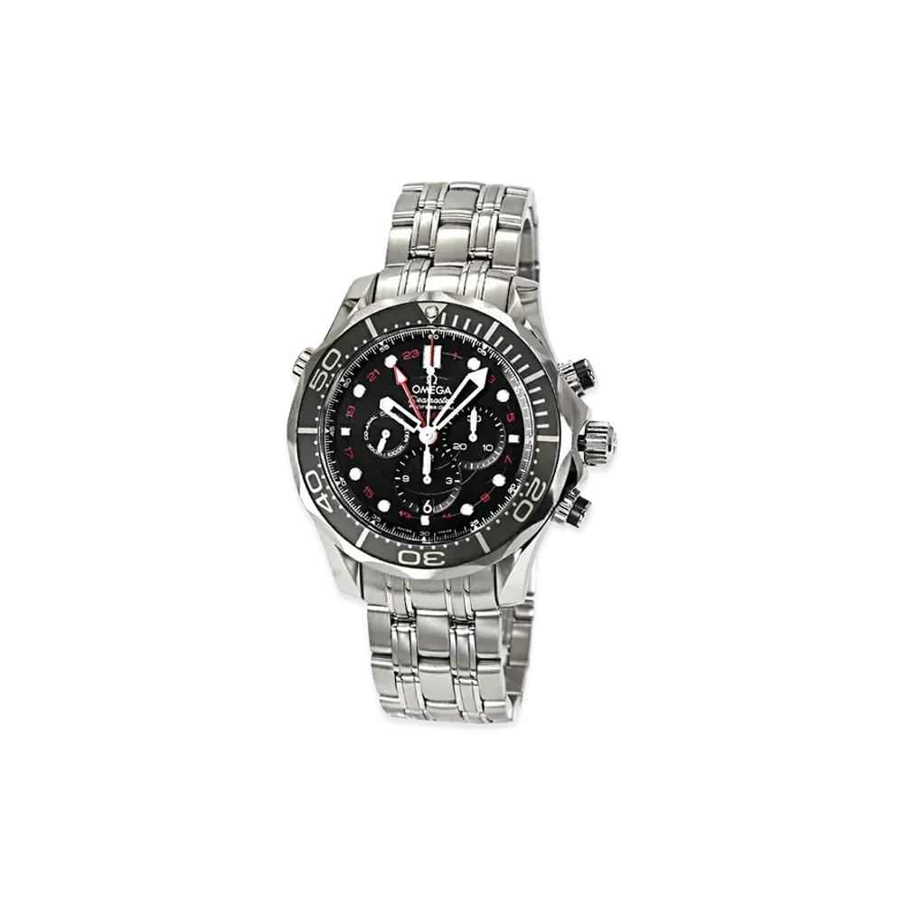 OMEGA Seamaster Diver 300m Chronograph Co-Axial Chronometer 44mm "Silver/Black"