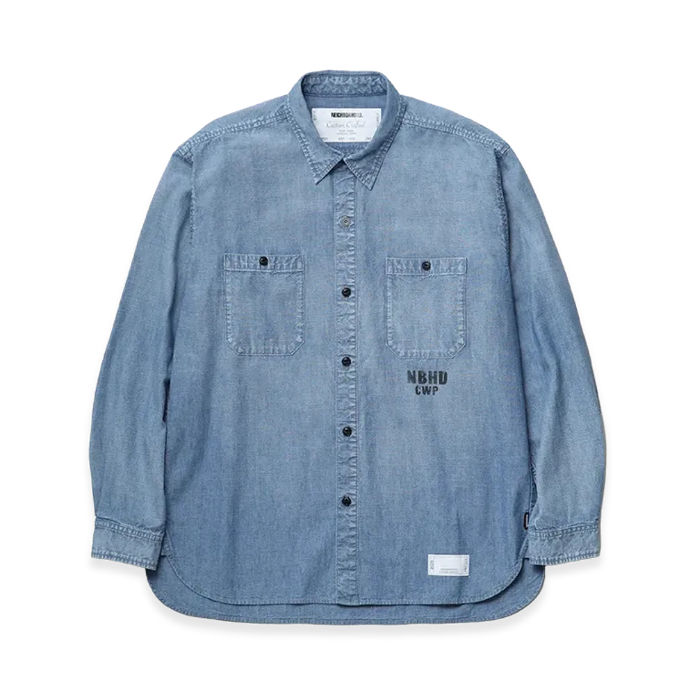 NEIGHBORHOOD Chambray Shirt LS "Indigo"