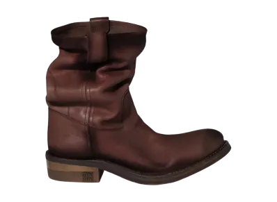 MIU MIU Women's Foule Ankle Boots "Brown"