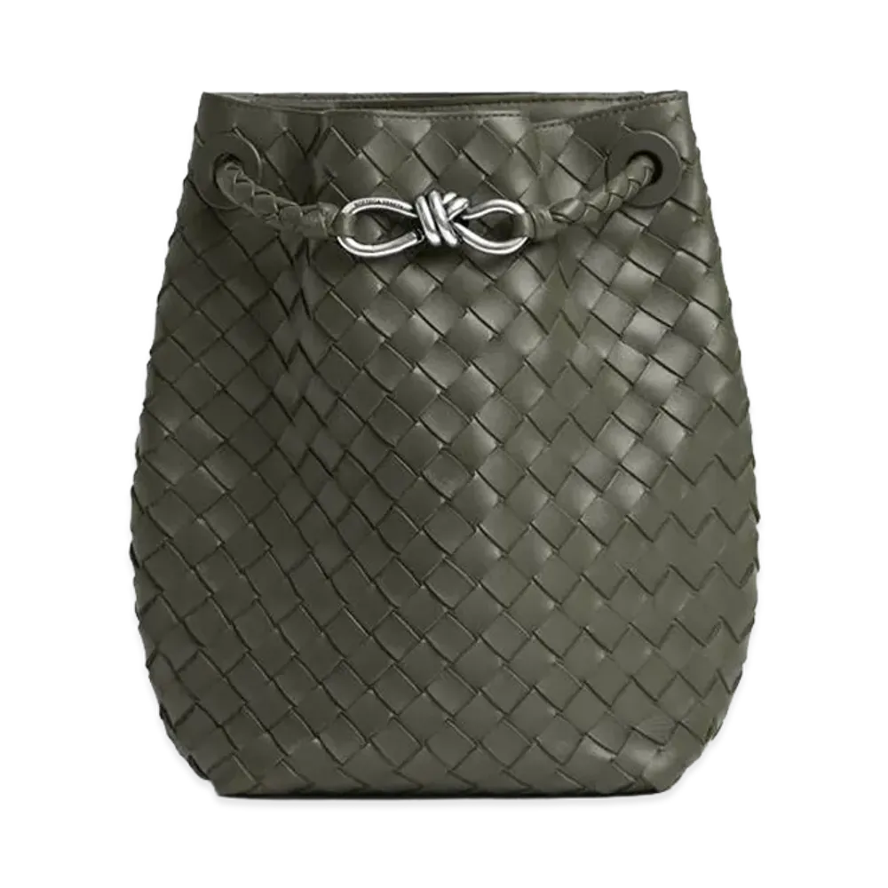 Bottega Veneta Small Andiamo Bucket "Pickle"