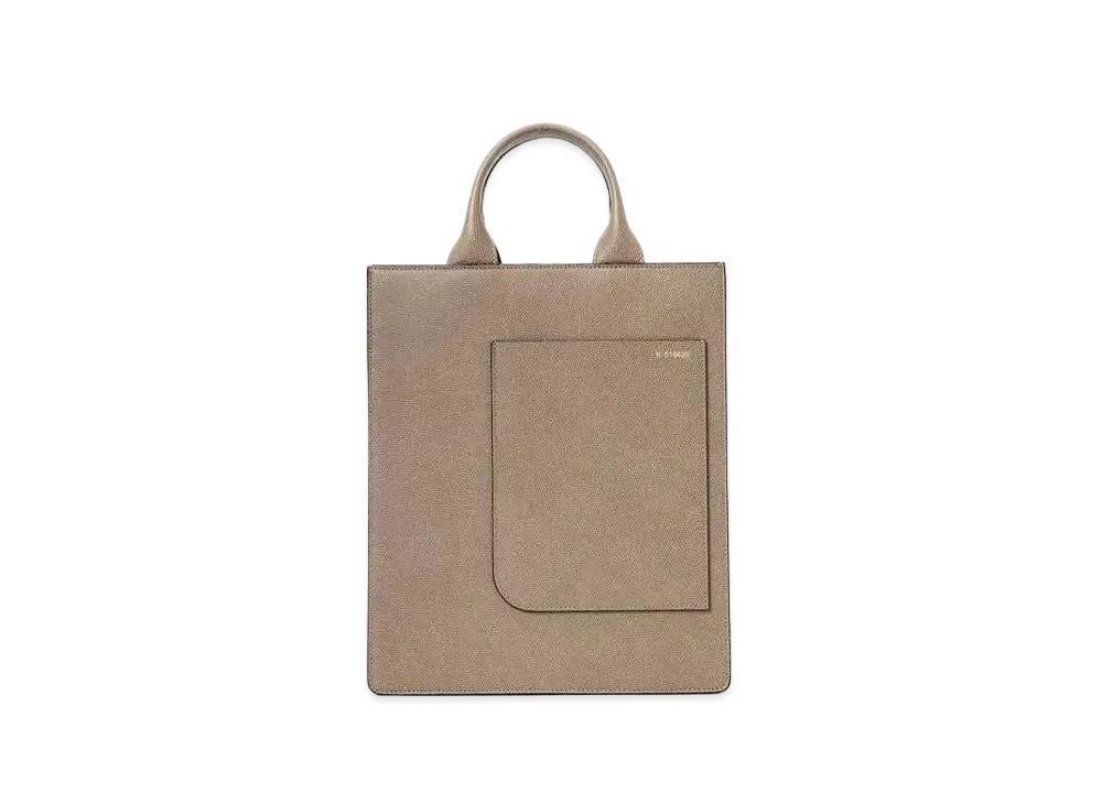 Valextra Boxy Small Tote "Oyster Gray"