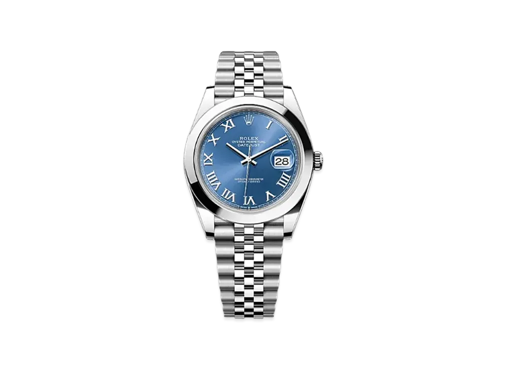 ROLEX Datejust 41 Oystersteel & Yellow Gold "Blue"