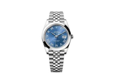 ROLEX Datejust 41 Oystersteel & Yellow Gold "Blue"